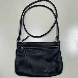 Calvin Klein Black Leather Purse